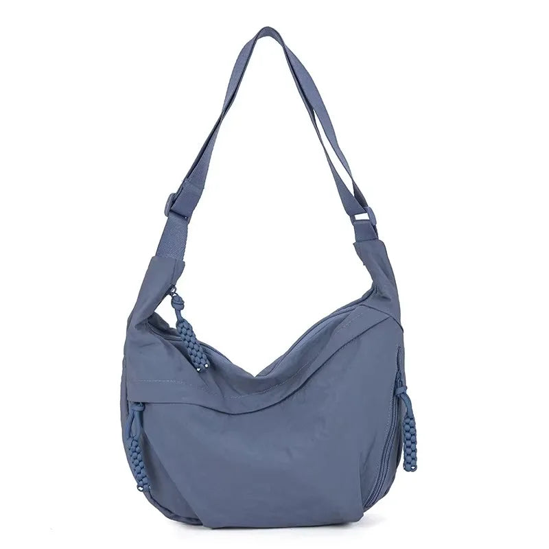 Casual Nylon Shoulder Bag for Women – Large Capacity Everyday Crossbody
