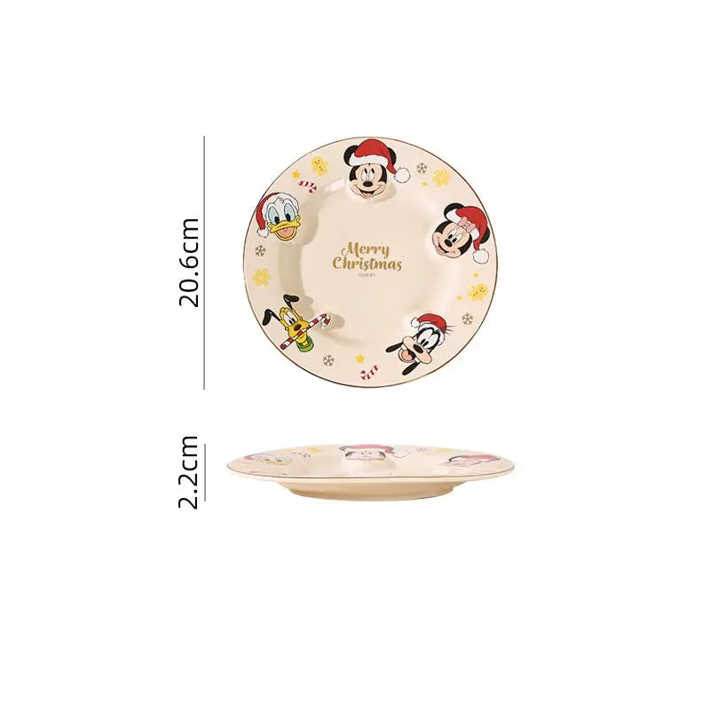 Mickey Christmas Ceramic Dinnerware