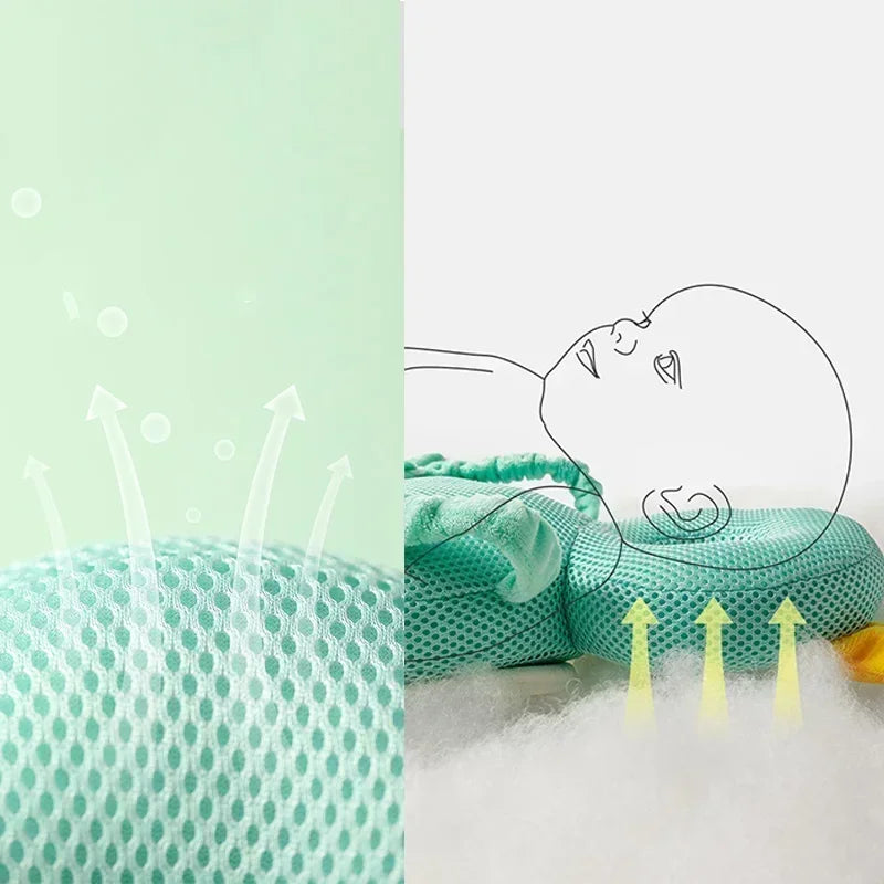 Baby Head Protector Pillow – Cartoon Angel Wings Safety Cushion