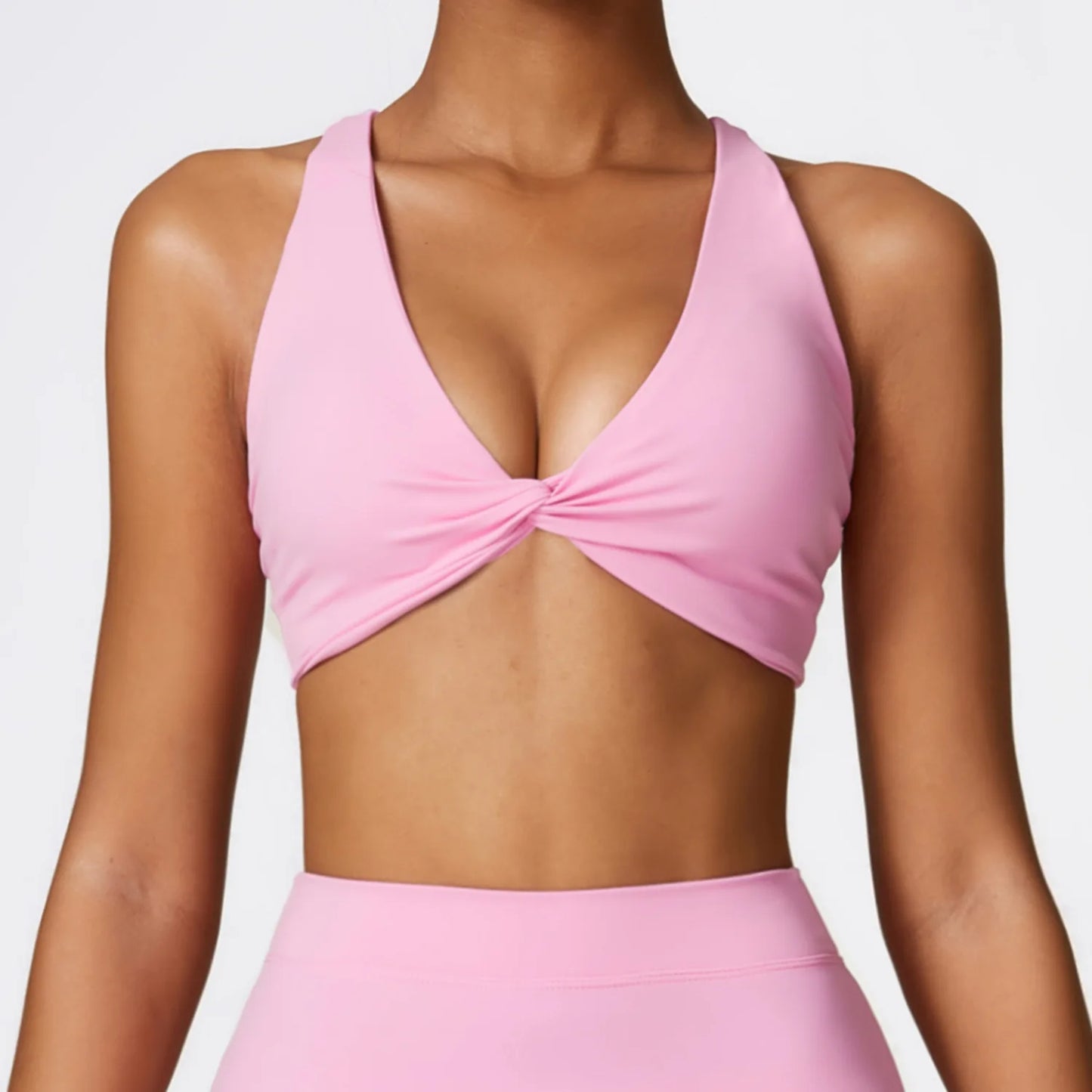 Women’s Cross-Back Push-Up Sports Bra – Breathable Crisscross Fitness Top (Multi Colors)