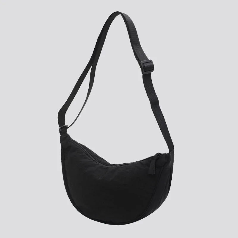 Casual Canvas Shoulder Bag – Large Capacity Crossbody Tote