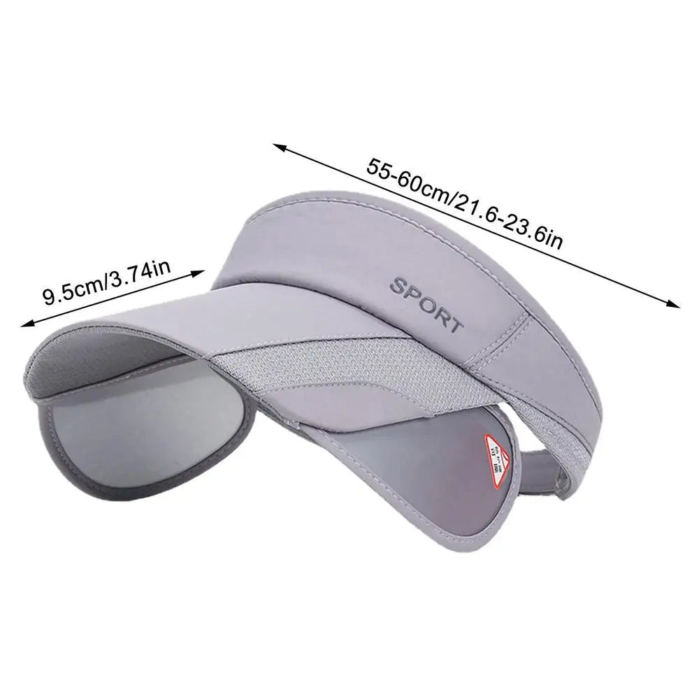 Women's Sport Sun Visor Hat – UV Protection for Running, Golf, Tennis & Outdoor Activities