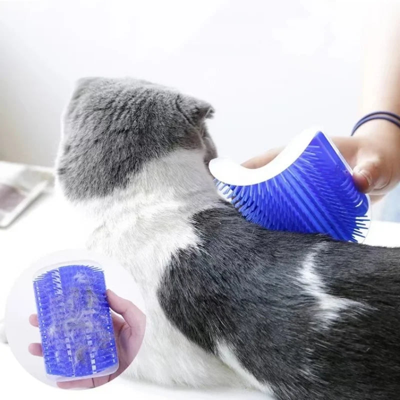 Cat Wall Brush – Self-Cleaning Grooming & Massage Tool for Cats