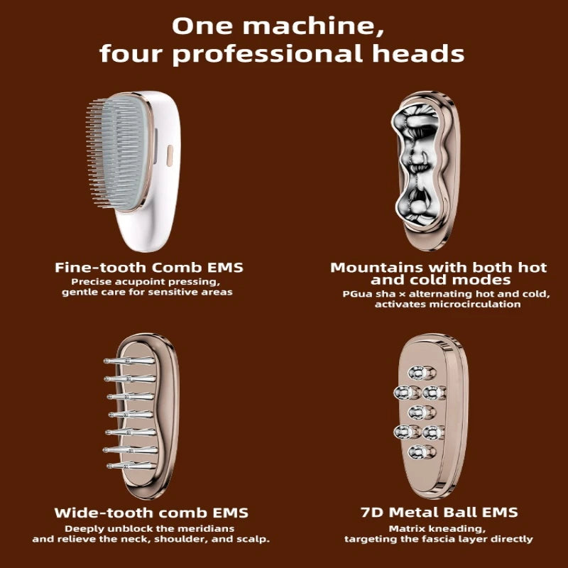 4-in-1 Electric EMS Gua Sha Facial & Body Massager