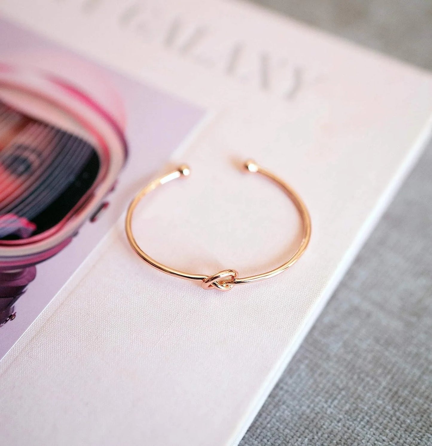 Minimalist Forever Love Bangle – Gold & Silver