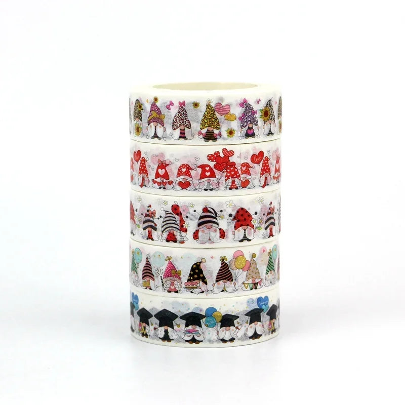 Cute Cartoon Washi Tape – Decorative Adhesive Roll (10M)