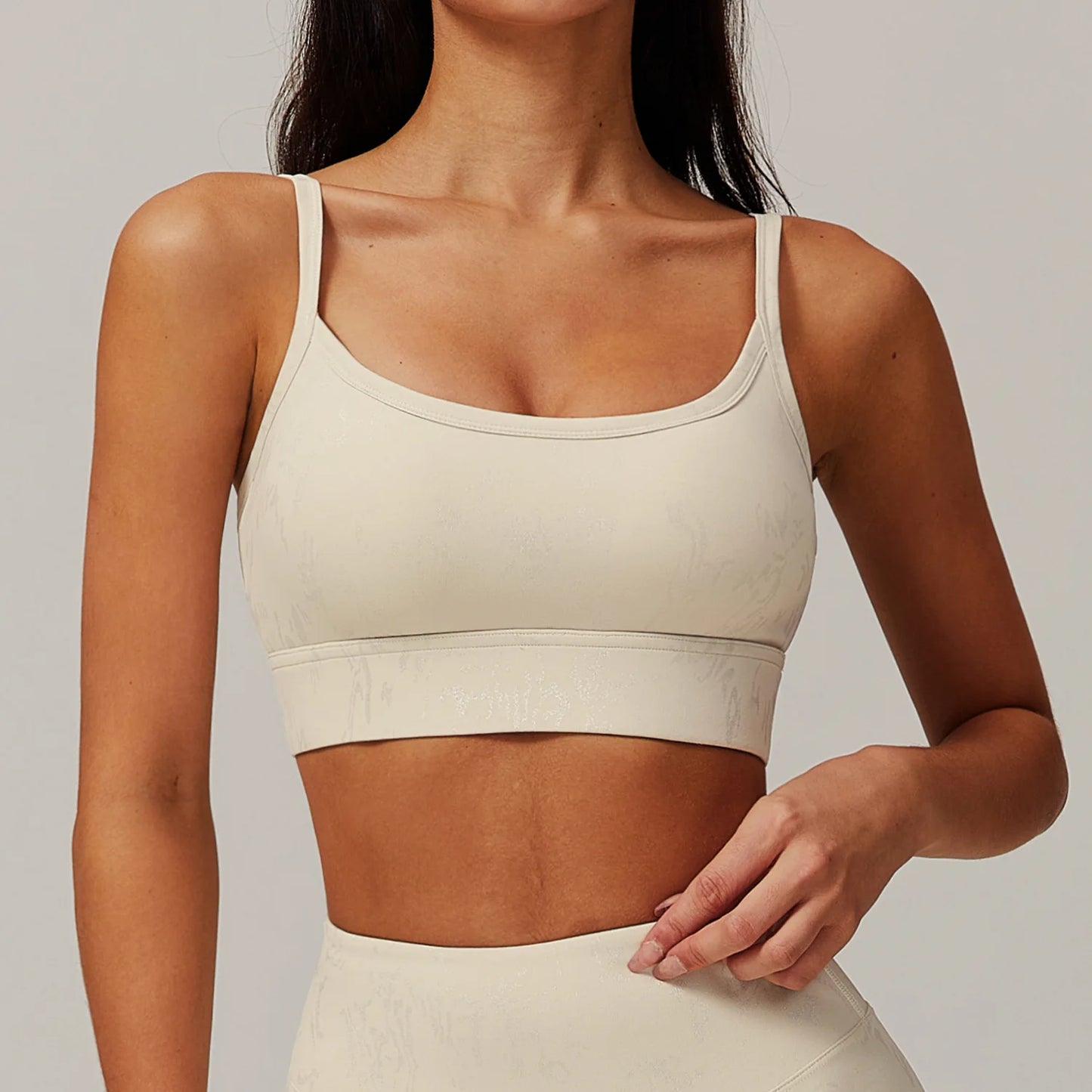 Printed Breathable Sports Bra – Sweat-Absorbing Padded Top for Yoga & Running (Multi Colors)