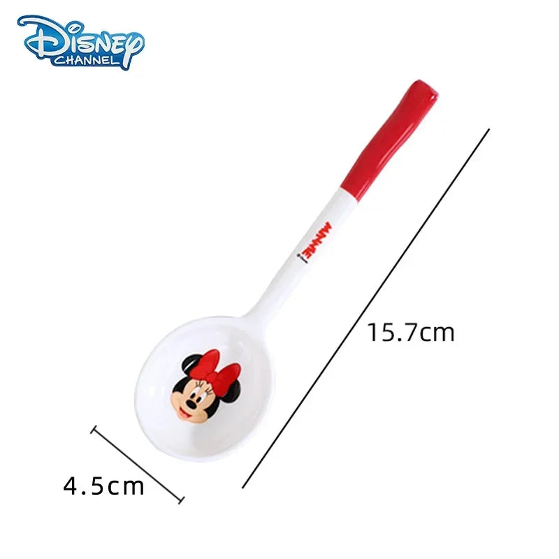 Disney Mickey & Minnie Ceramic Spoon – Cartoon Tableware for Kids