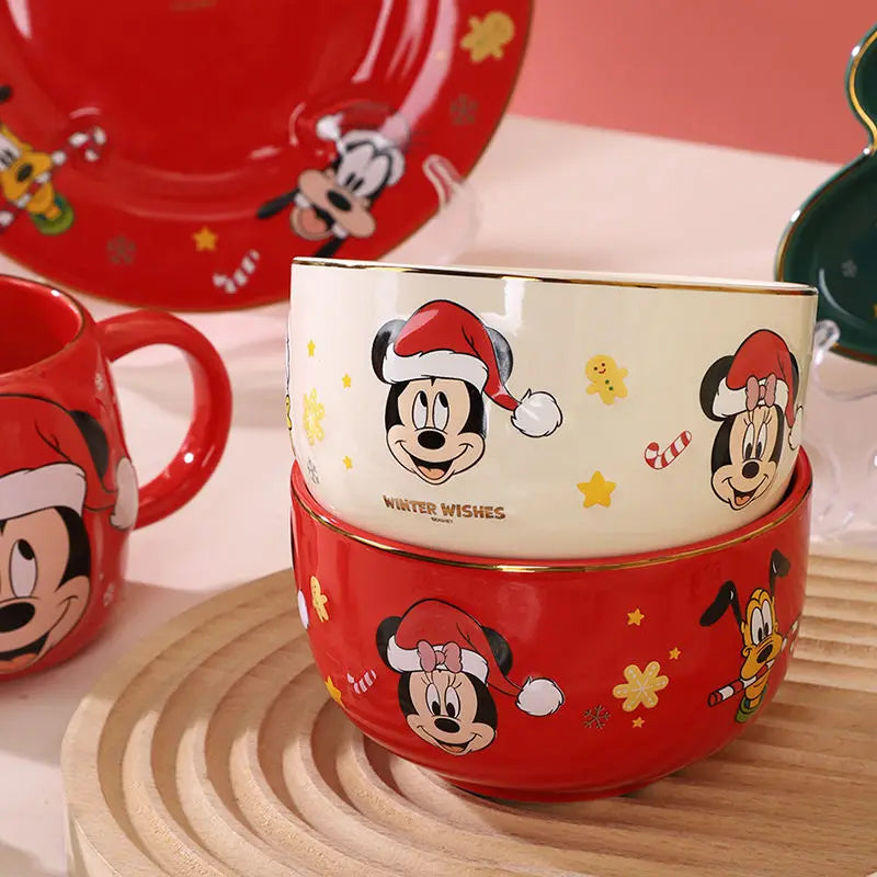 Mickey Christmas Ceramic Dinnerware