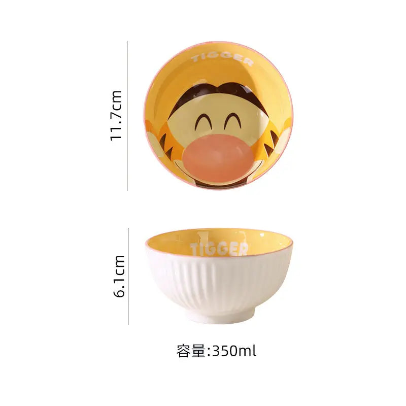 Disney Winnie the Pooh Cartoon Rice Bowl – Cute Kids Meal Bowl