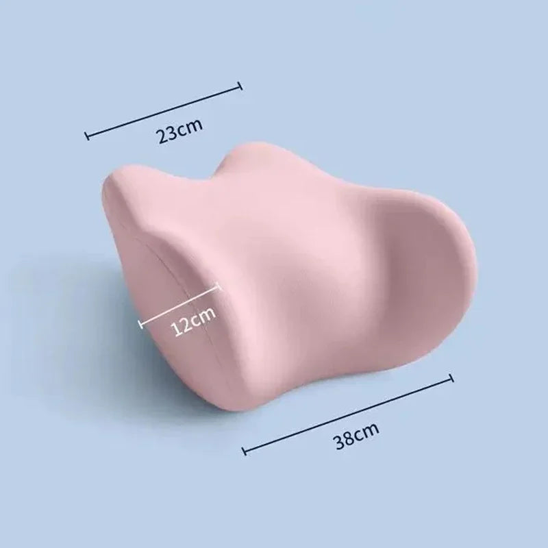 Ergonomic Lumbar Support Sleep Pillow – Memory Foam Waist Cushion for Back Pain Relief