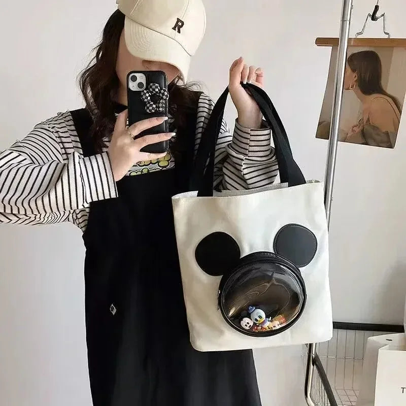 Mickey Black Tote Bag – Spacious, Practical & Modern Style