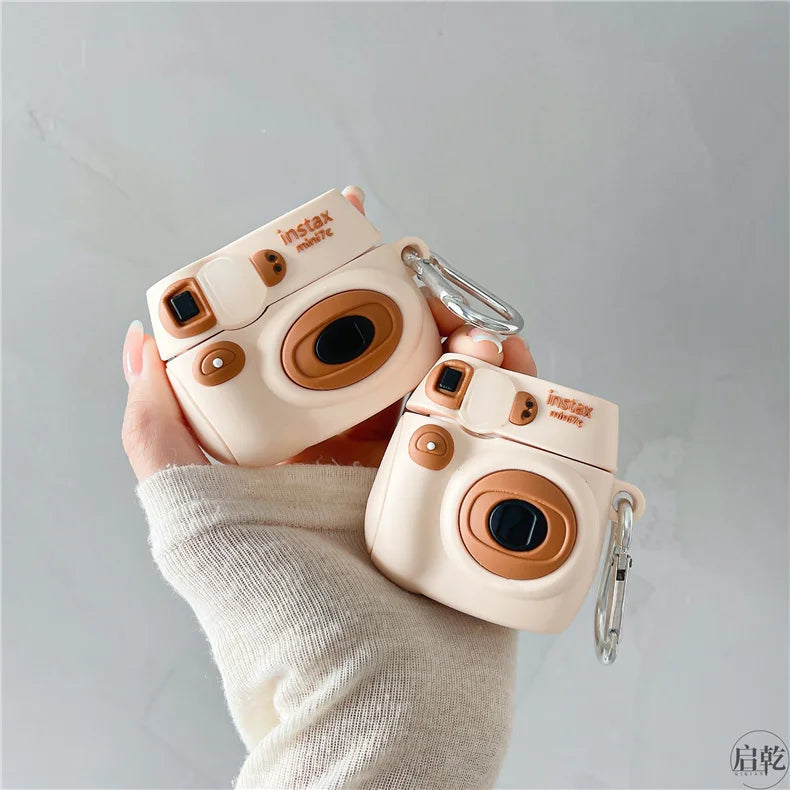 Polaroid Camera AirPods Case – Retro Charm for Photography Lovers