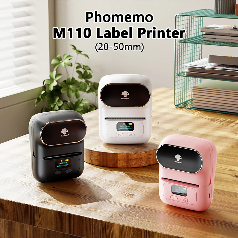 Phomemo M110 Portable Label Printer – Inkless Thermal Printing