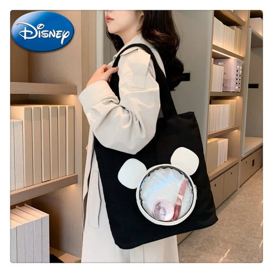 Mickey Black Tote Bag – Spacious, Practical & Modern Style