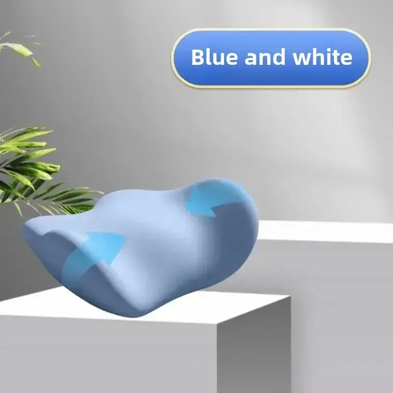 Ergonomic Lumbar Support Sleep Pillow – Memory Foam Waist Cushion for Back Pain Relief