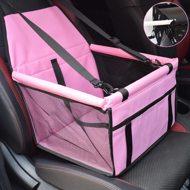 Folding Pet Car Seat – Safe & Comfy Travel for Pets