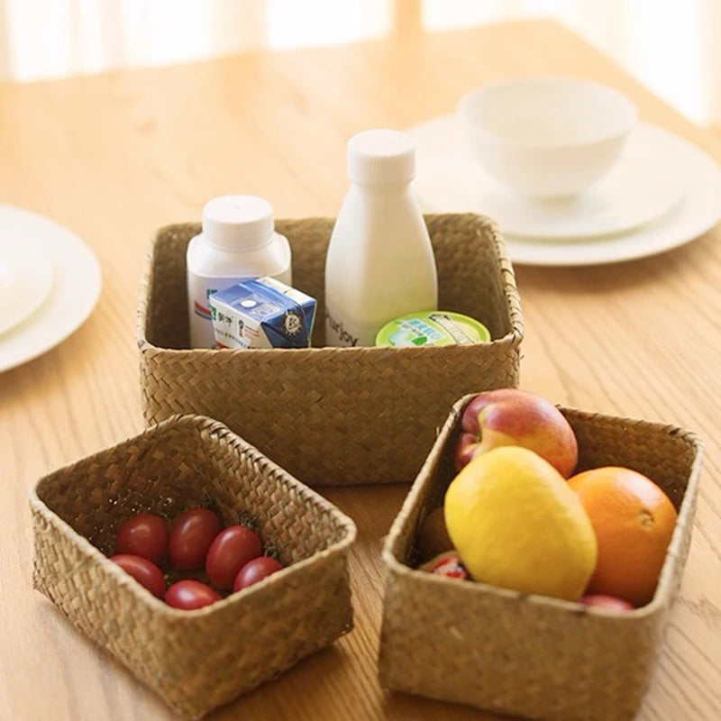 Multi-Purpose Wicker Storage Basket