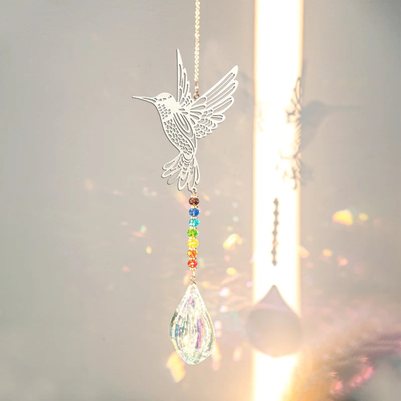 Bird Crystal Sun Catcher for Home & Garden Decoration