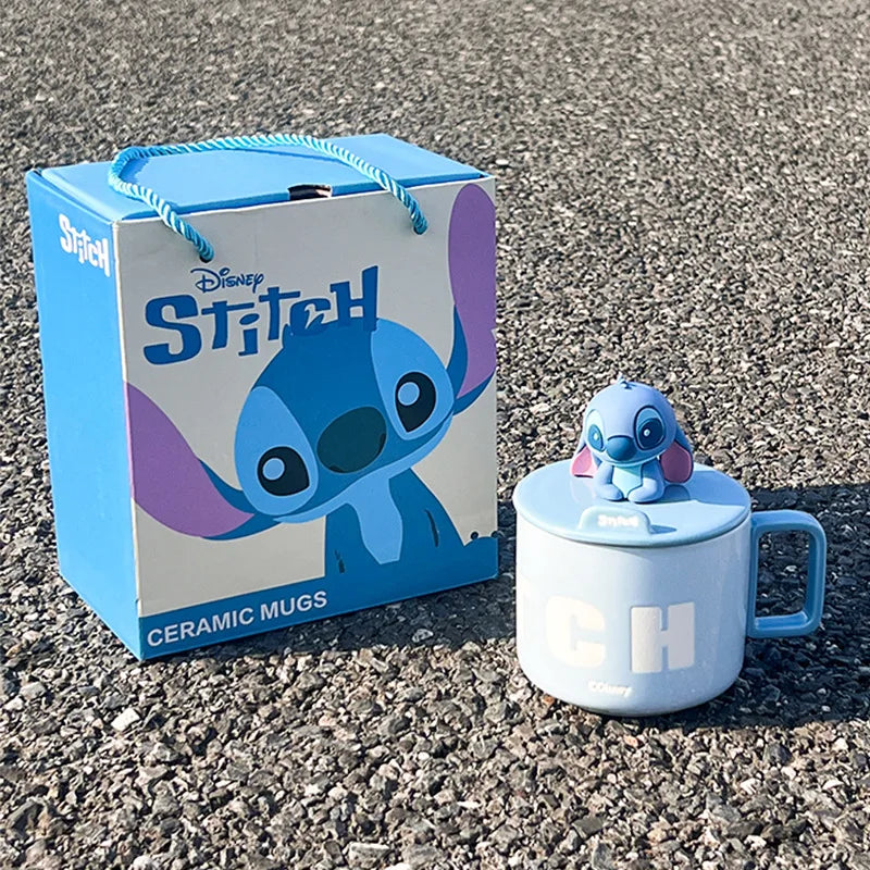 Stitch & Lilo Ceramic Mug with Lid – 450ml