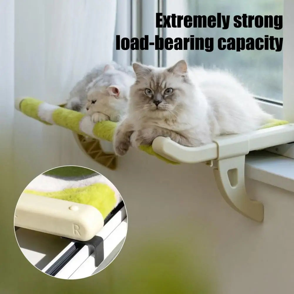 Cat Window Hanging Bed – Durable Sunny Seat Hammock with Strong Support Frame