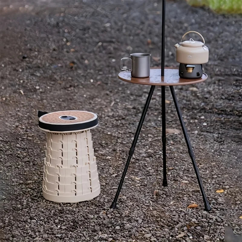 Ultralight Portable Folding Stool – Adjustable Outdoor Travel & Picnic Chair