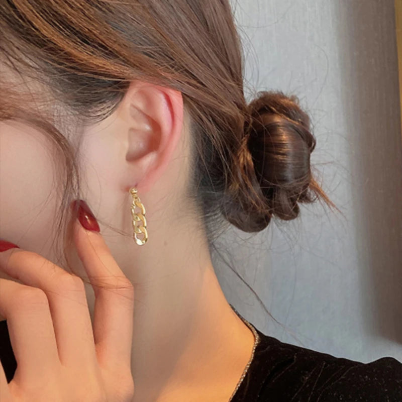 Chic Metal Chain Earrings – Trendy Multi-Style Collection
