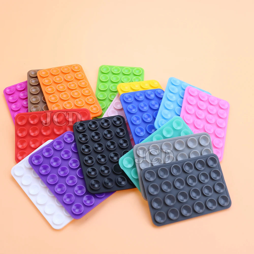 Double-Sided Silicone Phone Grip Pad – Universal Anti-Slip Suction Holder