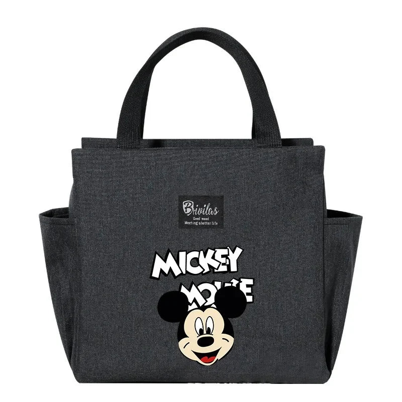 Mickey & Minnie Insulated Lunch Bag – Thermal Bento Tote for Hot & Cold Food