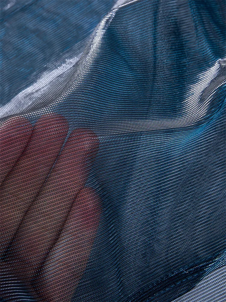 Sheer Mesh Oversized T-Shirt