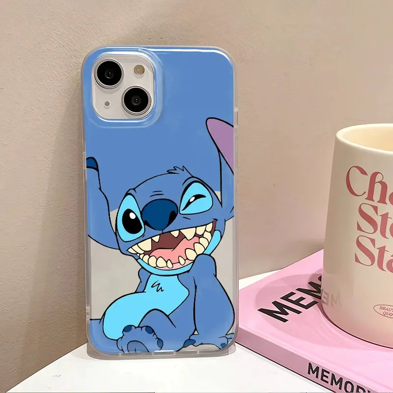 Happy Blue Stitch Case – Playful & Cute Design
