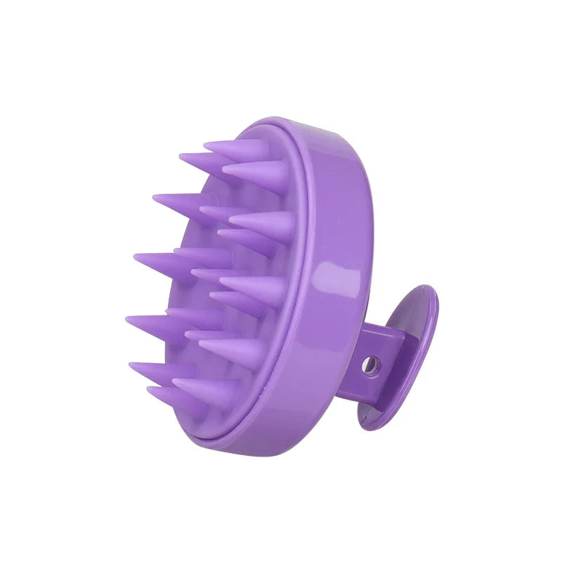 Silicone Scalp Massager Shampoo Brush – Hair Washing & Head Scrubber Tool