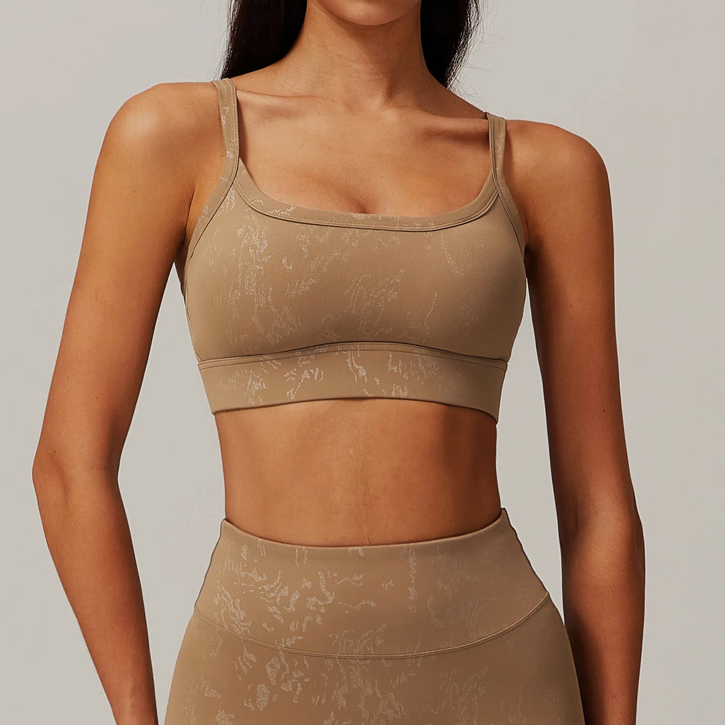 Printed Breathable Sports Bra – Sweat-Absorbing Padded Top for Yoga & Running (Multi Colors)