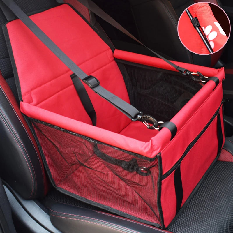 Folding Pet Car Seat – Safe & Comfy Travel for Pets