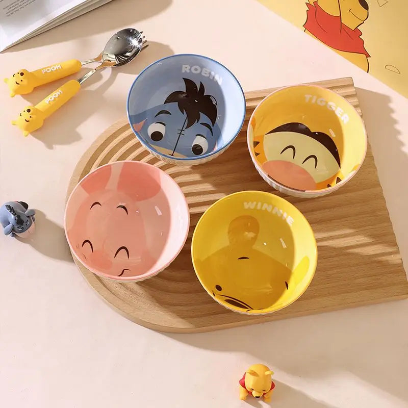 Disney Winnie the Pooh Cartoon Rice Bowl – Cute Kids Meal Bowl