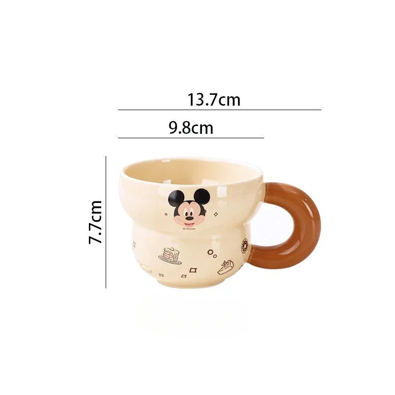 Disney Mickey Minnie Donald Daisy Ceramic Tableware Bowls & Plates Set
