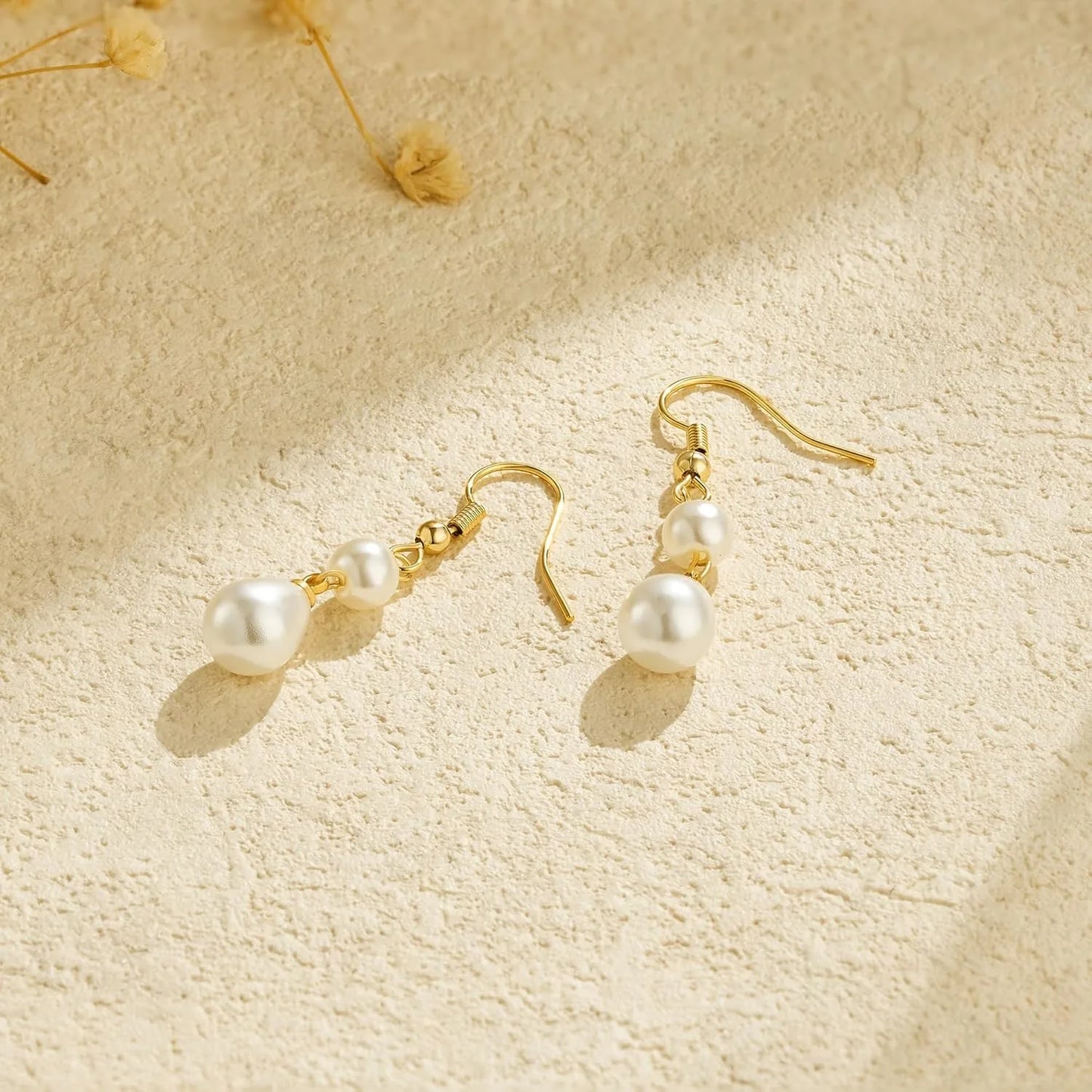 Elegant Pearl Drop Earrings