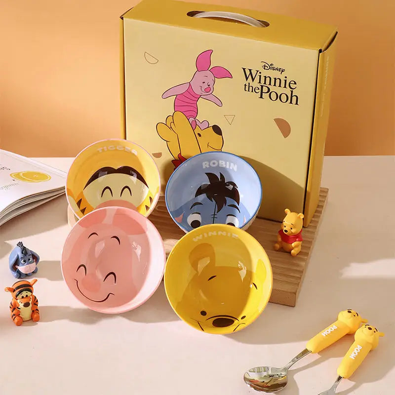 Disney Winnie the Pooh Cartoon Rice Bowl – Cute Kids Meal Bowl