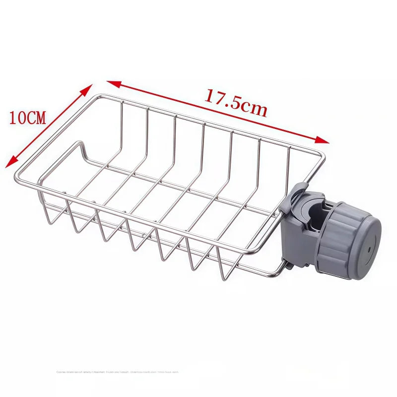 Stainless Steel Sink Organizer Rack – With or Without Towel Holder