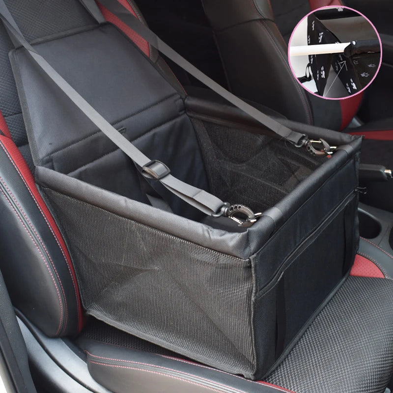 Folding Pet Car Seat – Safe & Comfy Travel for Pets