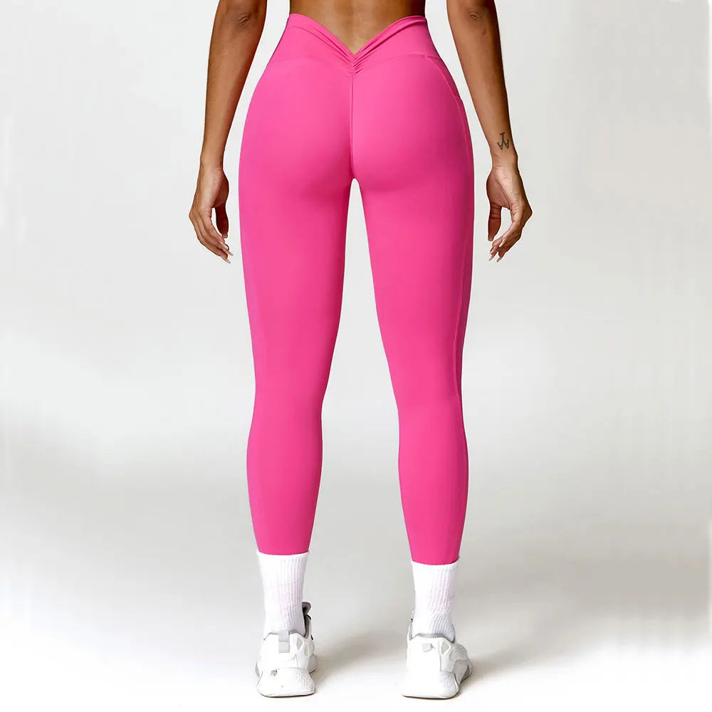 High-Waist Push-Up Leggings – Multi Colors