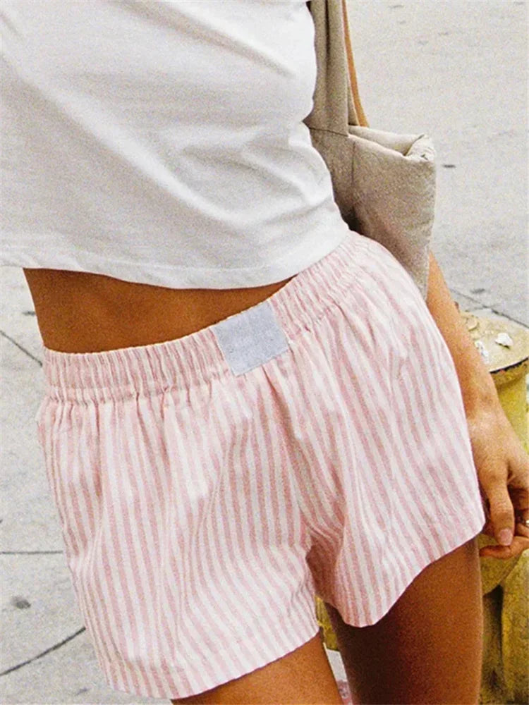 Striped Casual Summer Short