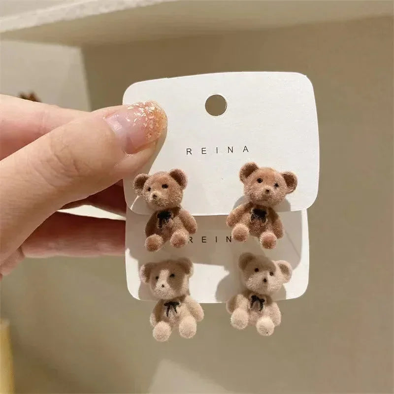 Cute Bear Earrings – Soft & Playful Charm