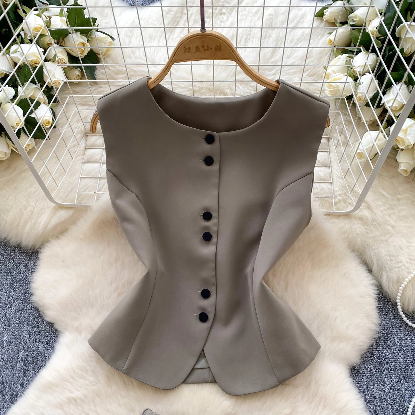 SINGREINY Elegant Solid OL Sets Blouse + Pleated Skirt – Two-Piece Suit