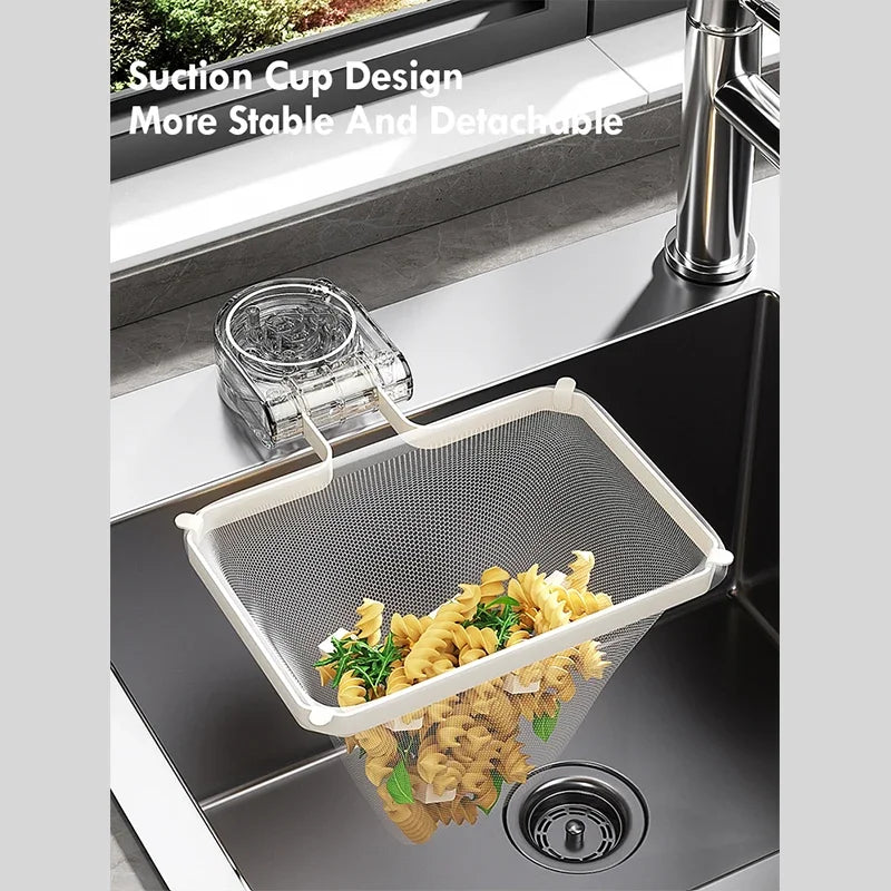 Smart Sink Corner Strainer – Suction Cup Mount