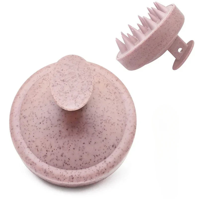 Silicone Scalp Massager Shampoo Brush – Hair Washing & Head Scrubber Tool