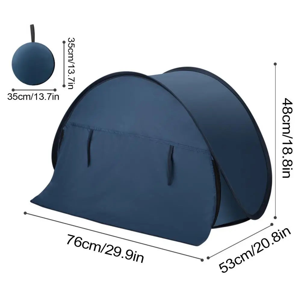 Instant Beach Head Shade Tent – Sun & Wind Protection – Breathable Fabric