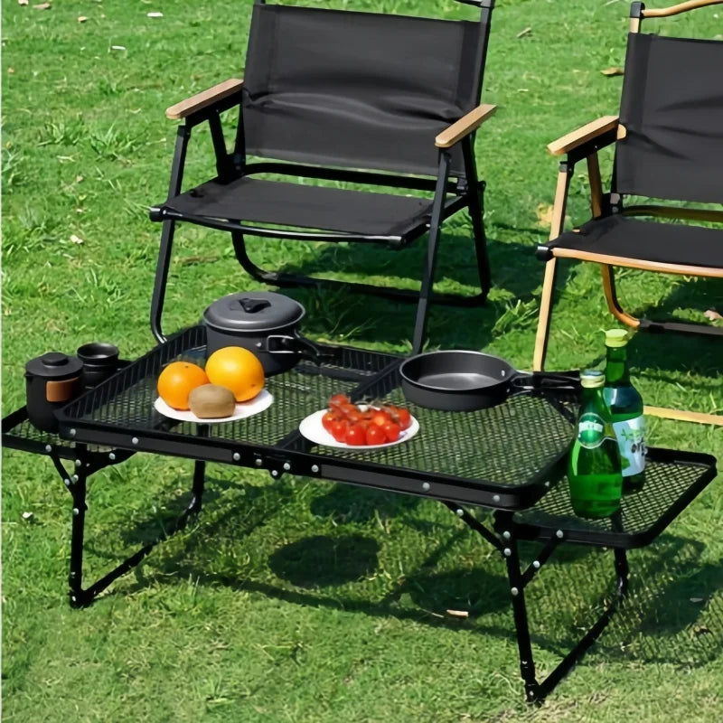 Portable Folding Camping Table – Lightweight Picnic & BBQ Mesh Table