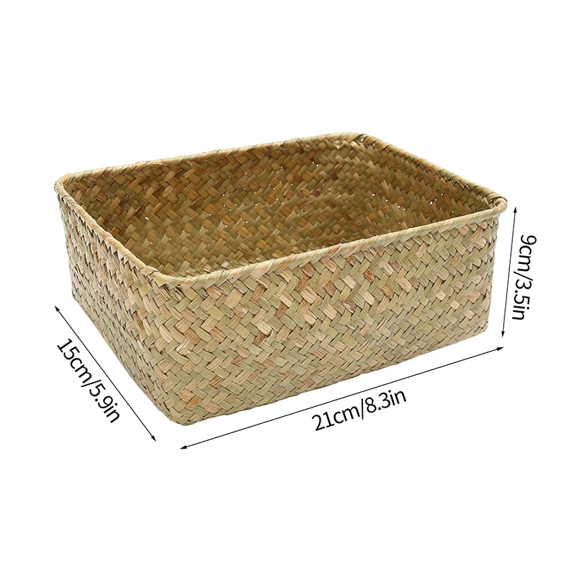 Multi-Purpose Wicker Storage Basket