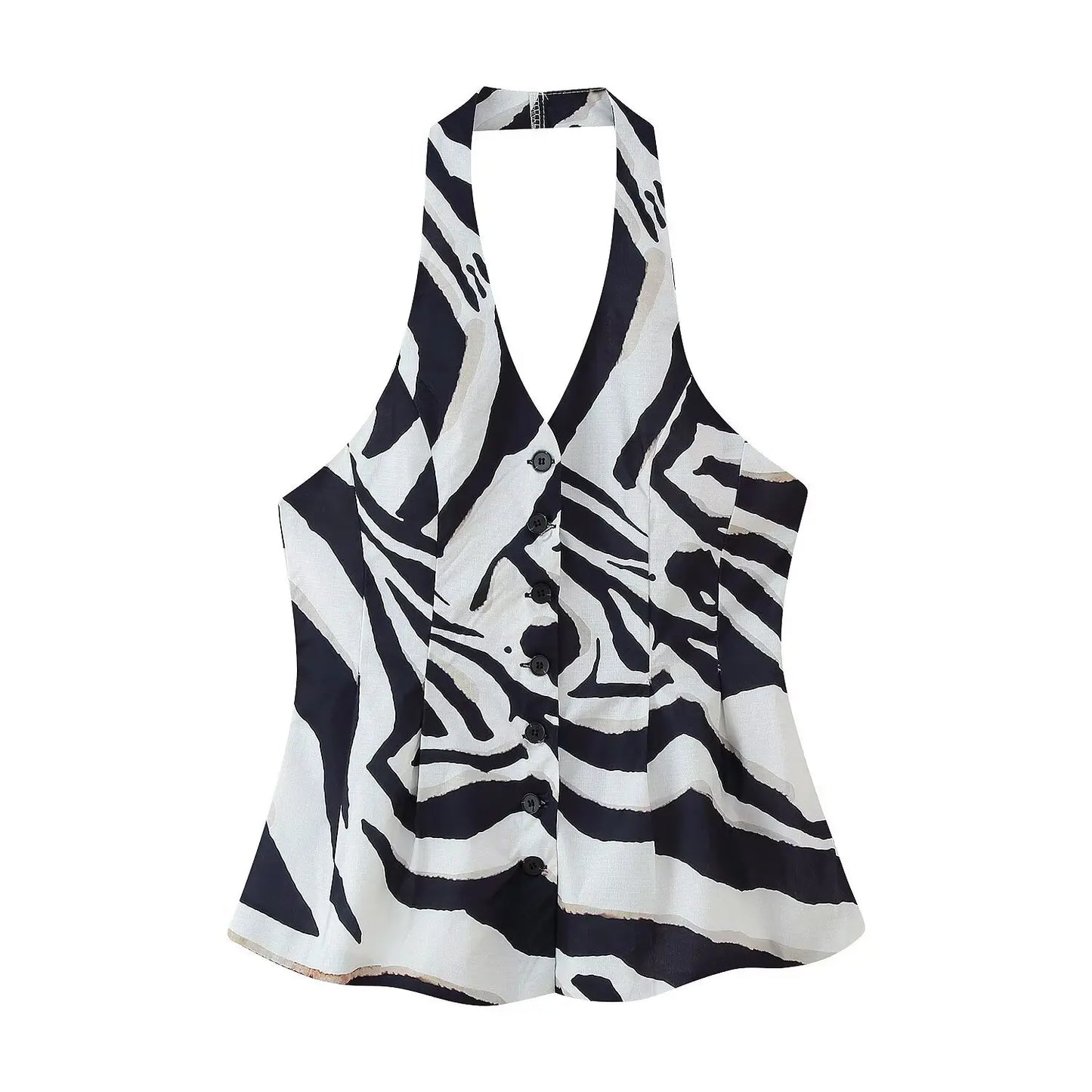 Zebra Print Two-Piece Set